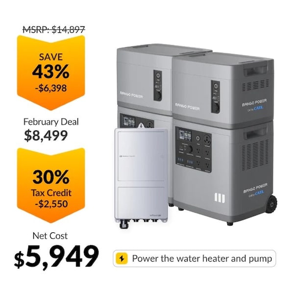 Mango Power E Home 14kw Backup and Portable Power Station - Home Backup Kit Pro 2xMPE2xEB1xmPRO - main